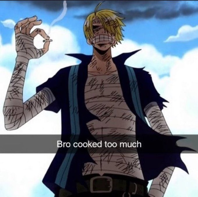 Plantilla de meme Bro cooked too much