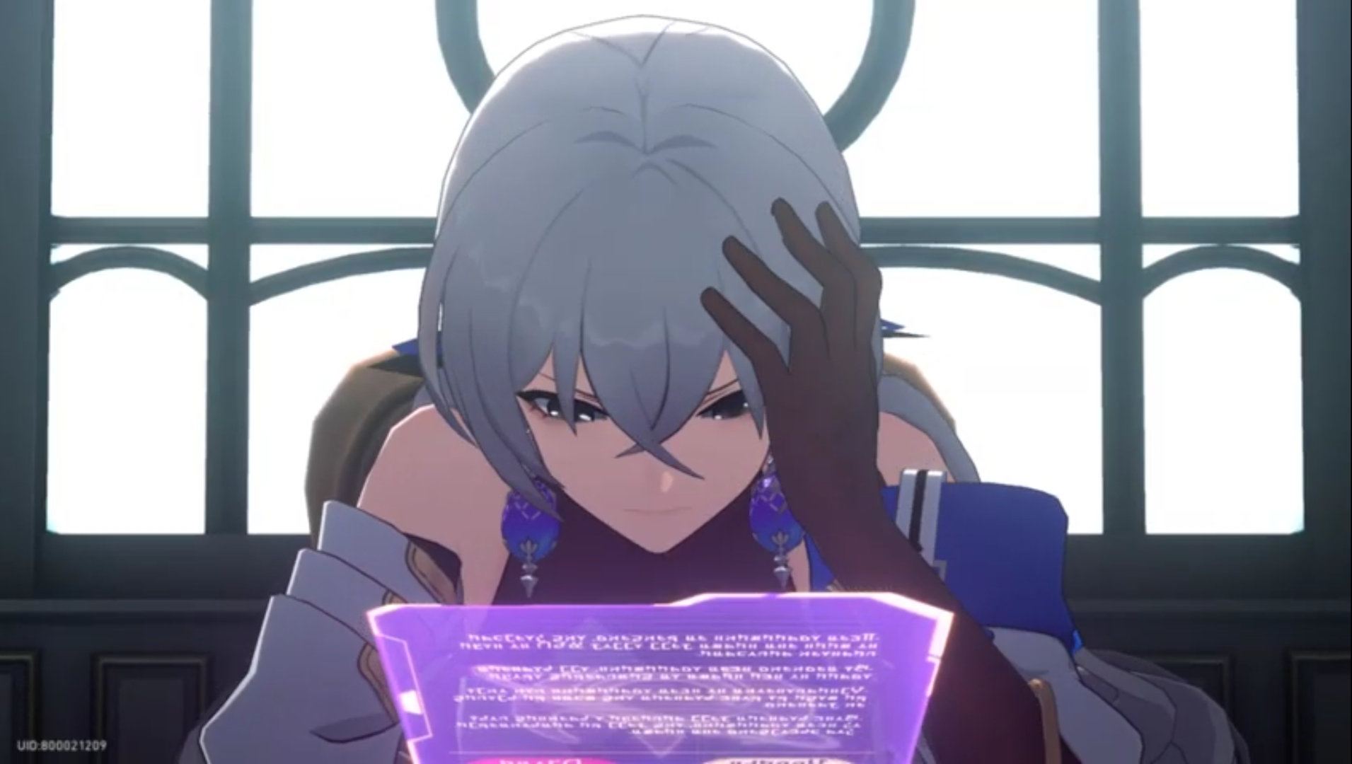 Plantilla de meme Bronya thinking