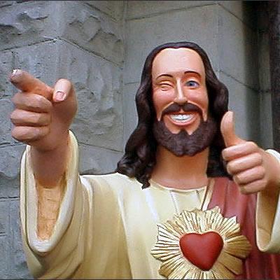 Plantilla de meme Buddy Christ
