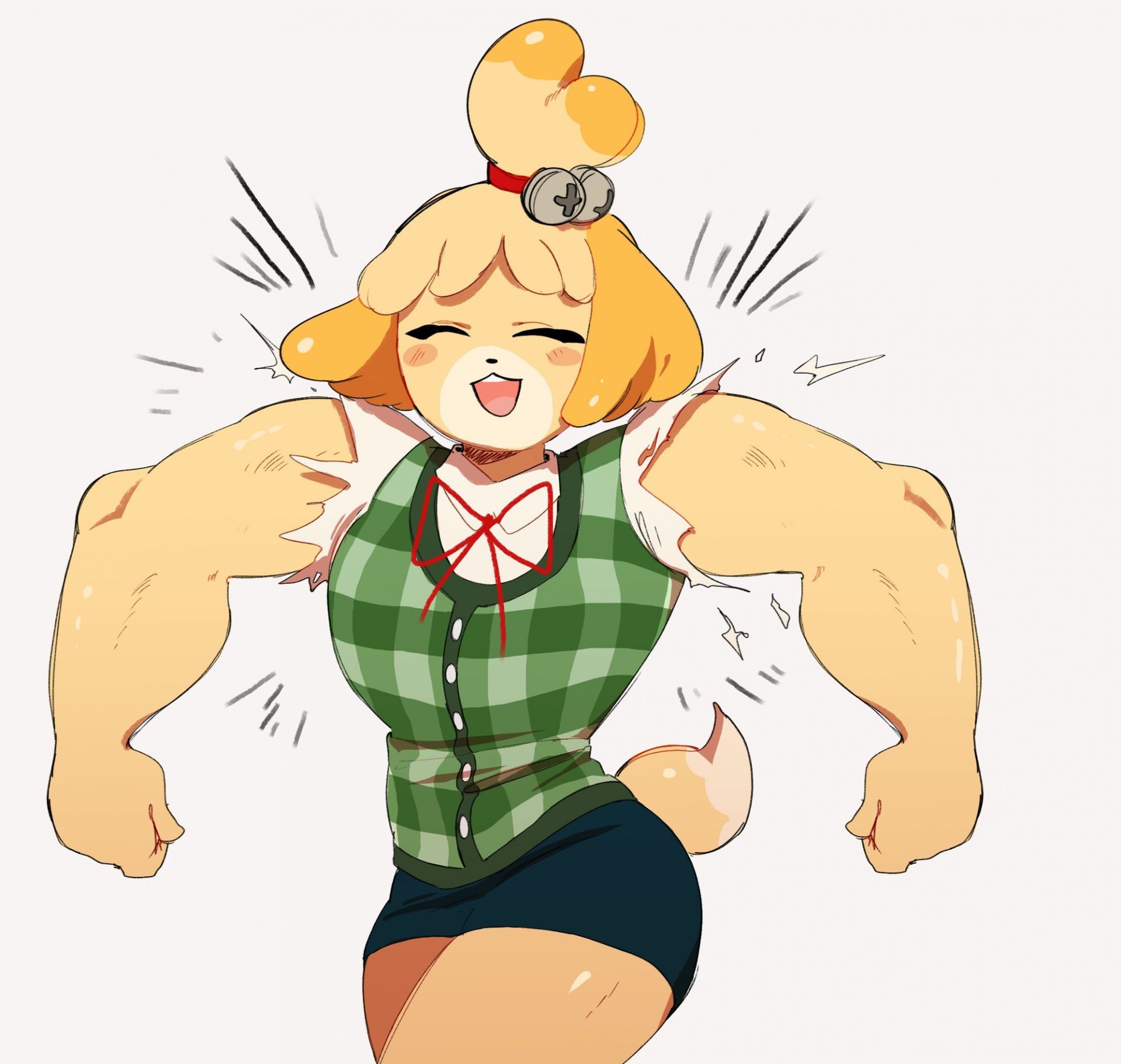 Plantilla de meme Buff isabelle