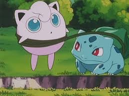 Plantilla de meme Bulbasaur and JigglyPuff