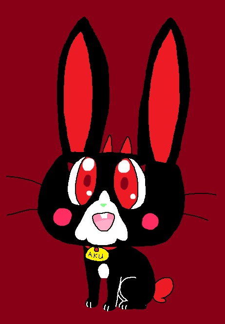 Template meme Bunny Aku (it is a girl)