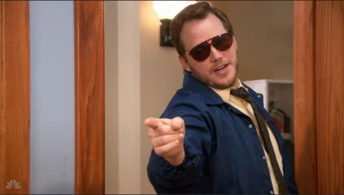 Template meme Burt Macklin Parks and Rec