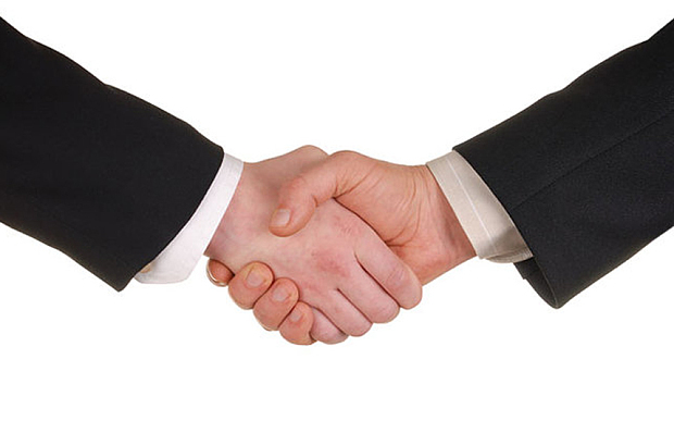 Plantilla de meme Business Handshake