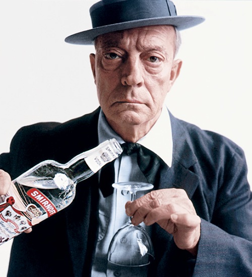 Plantilla de meme Buster vodka ad