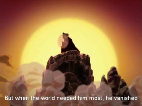 Template meme But when the world needed him most, he vanished