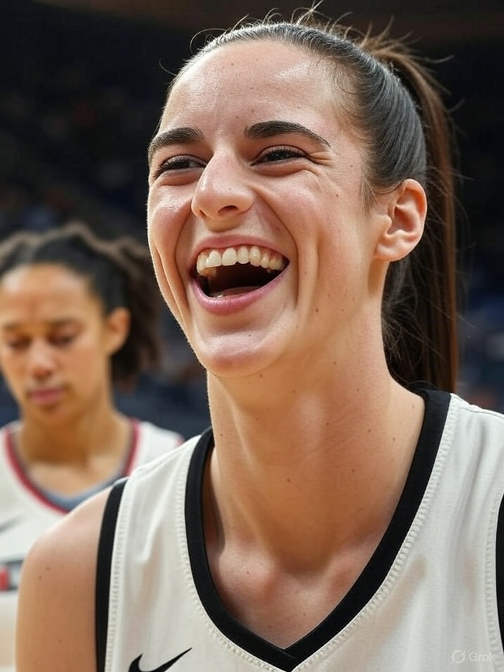 Plantilla de meme Caitlin Clark's Last Laugh