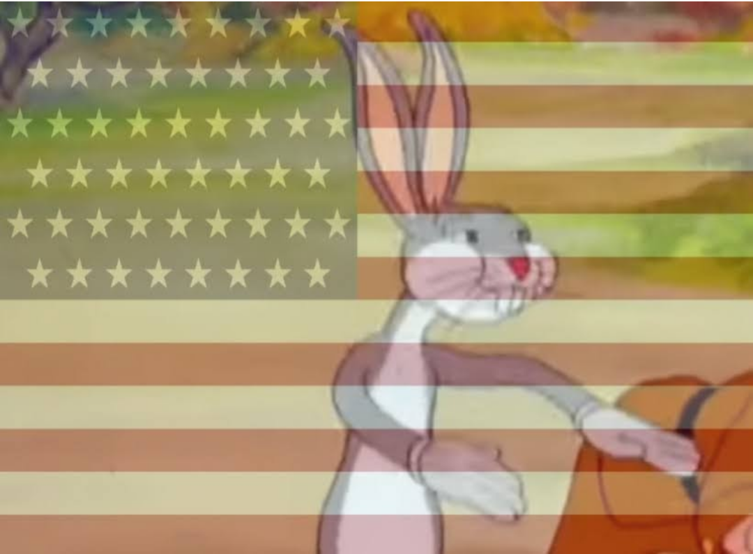 Plantilla de meme Capitalist Bugs bunny
