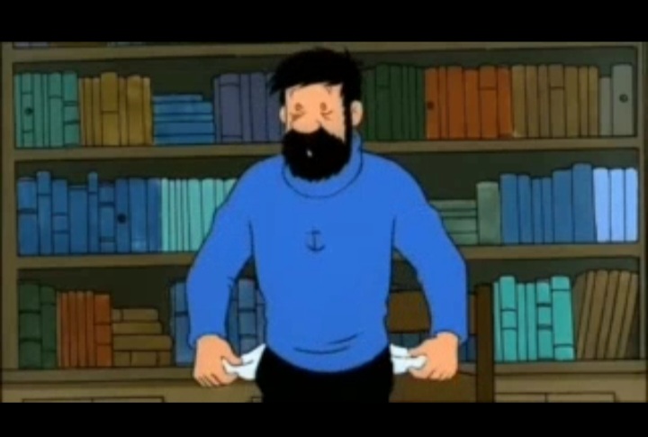 Plantilla de meme Captain Haddock