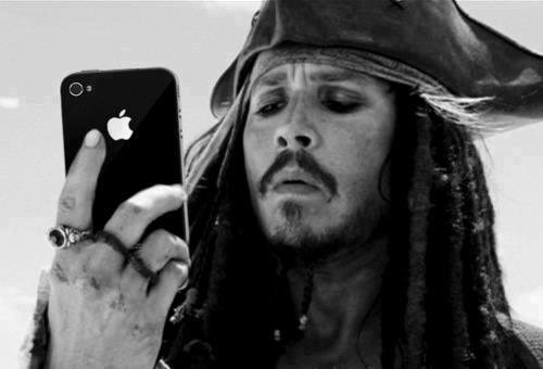Plantilla de meme Captain Jack iPhone