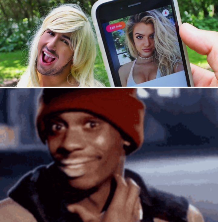 Plantilla de meme Catfished