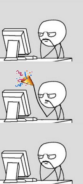 Template meme Celebrating New Year