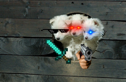 Plantilla de meme Cerberus pups 2