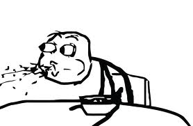 Plantilla de meme Cereal Guy Spitting