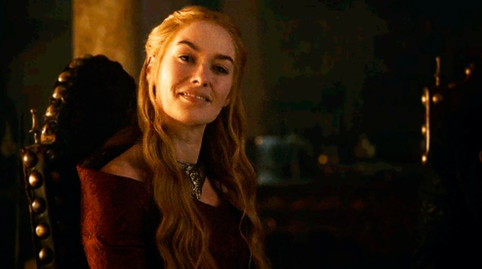 Plantilla de meme Cersei Lannister Smiling