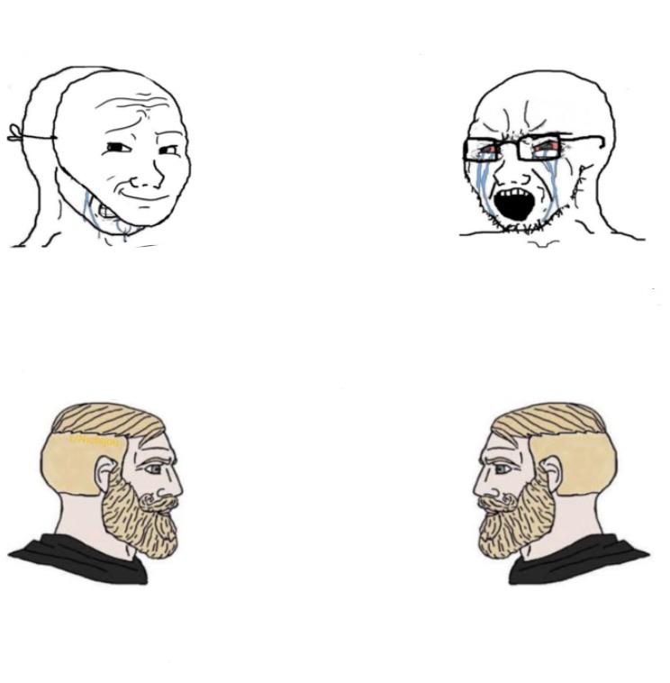Plantilla de meme Chad we know
