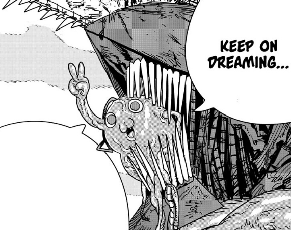 Plantilla de meme Chainsaw Man Keep dreaming