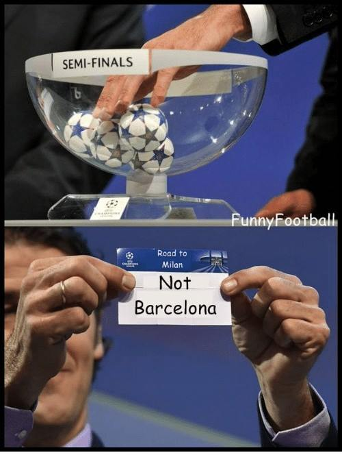 Template meme Champions League draw