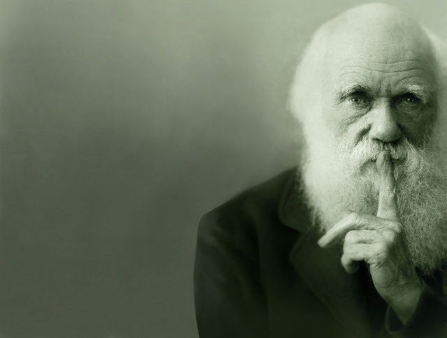 Plantilla de meme Charles Darwin thinking