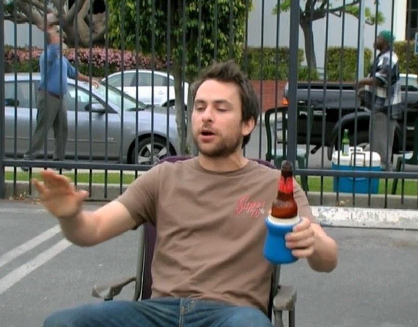 Template meme Charlie Kelly Blackout Drunk
