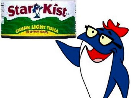 Template meme Charlie the Tuna with Starkist can