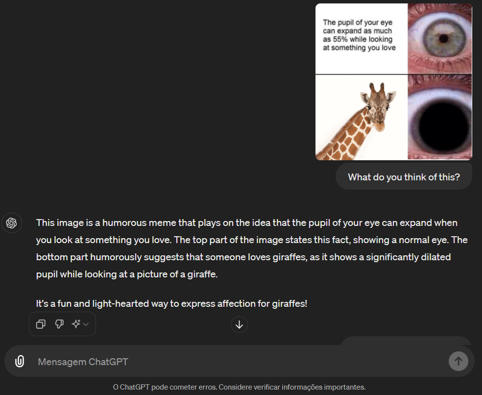 Plantilla de meme Chatgpt Giraffe meme