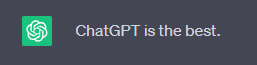 Template meme ChatGPT is the best