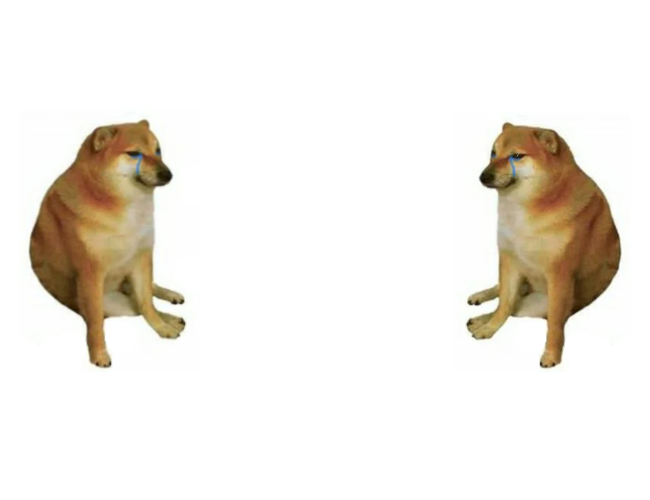 Plantilla de meme Cheems vs Cheems
