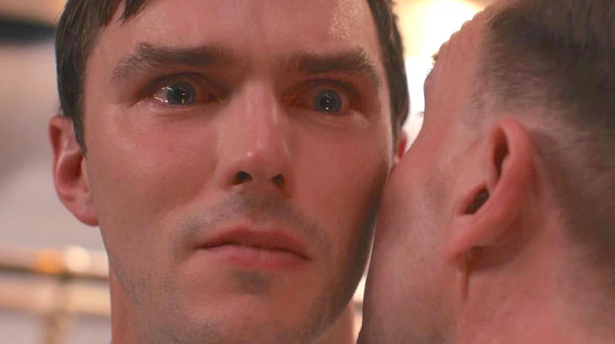 Plantilla de meme Chef Slowik whispering to Tyler the menu