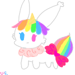 Plantilla de meme Chibi Unicorn Eevee