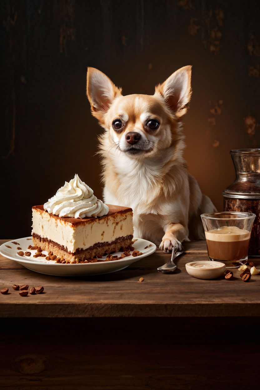 Plantilla de meme Chihuahua Tiramisu