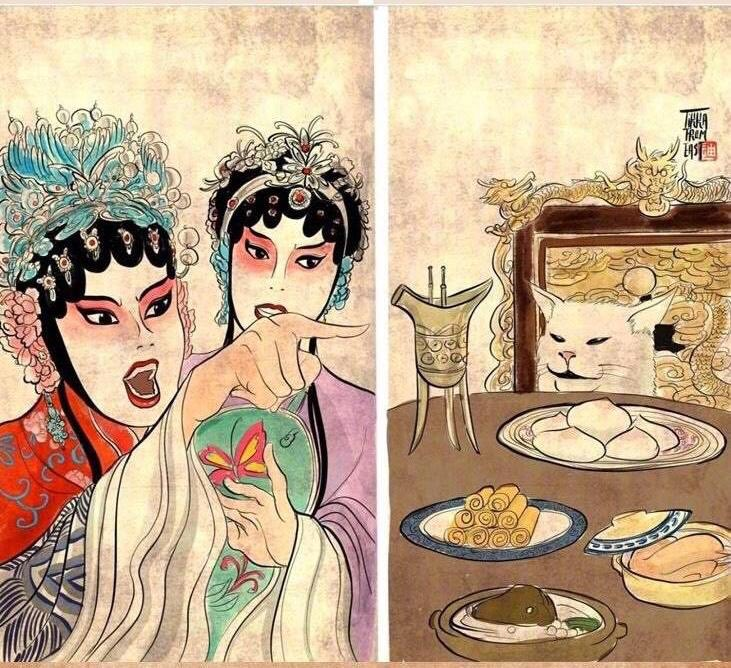Plantilla de meme Chinese Smudge