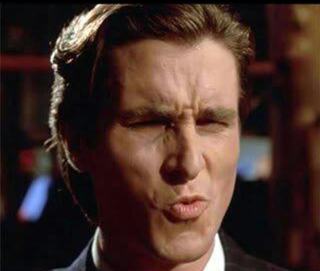 Plantilla de meme Christian Bale Ooh