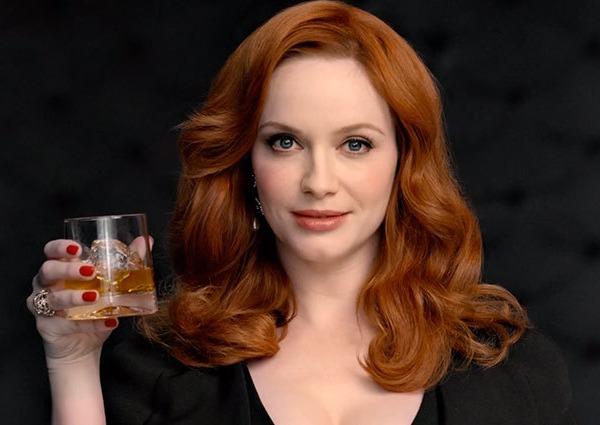 Template meme Christina Hendricks Bourbon Snarky Snotty Oof Mad Men Redhead