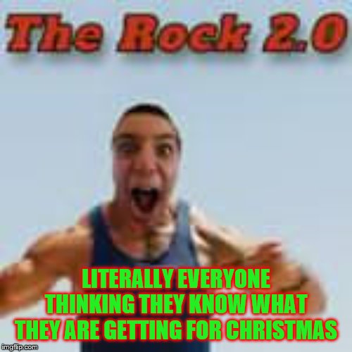 Plantilla de meme christmas meme everyone thinking they know what they are getting