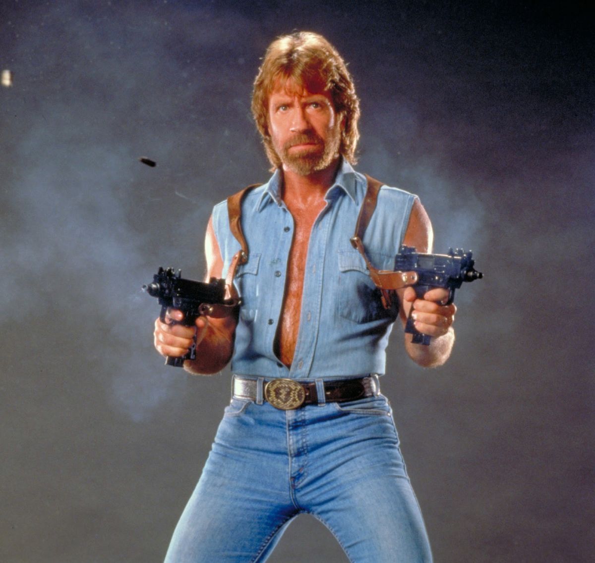 Template meme Chuck Norris Guns