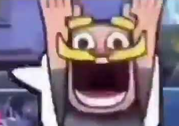 Template meme clash royale knight emote