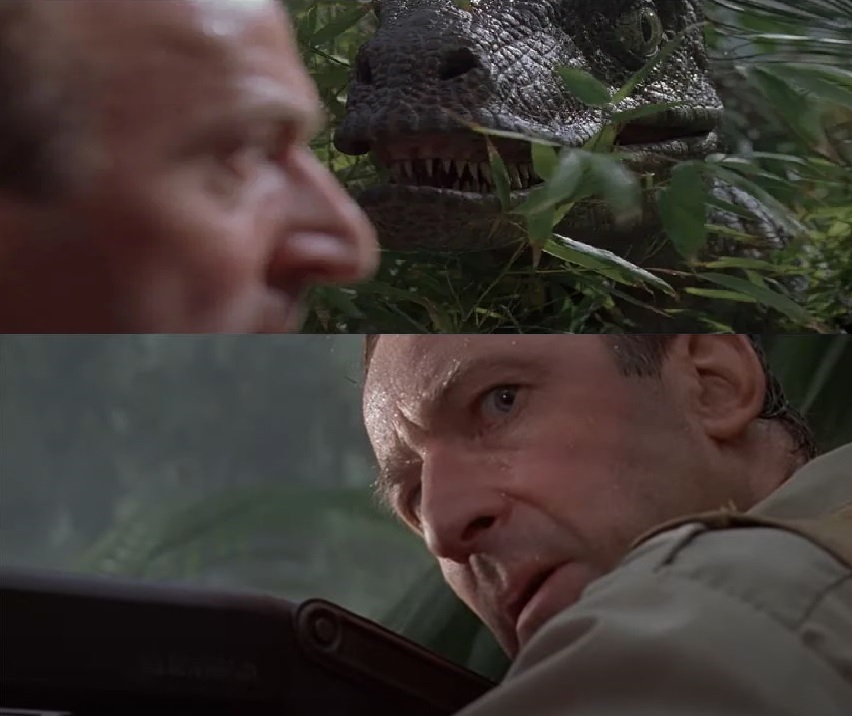 Plantilla de meme Clever Girl Before and After