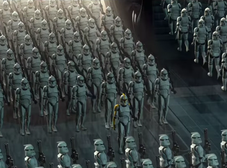 Plantilla de meme Clone trooper army