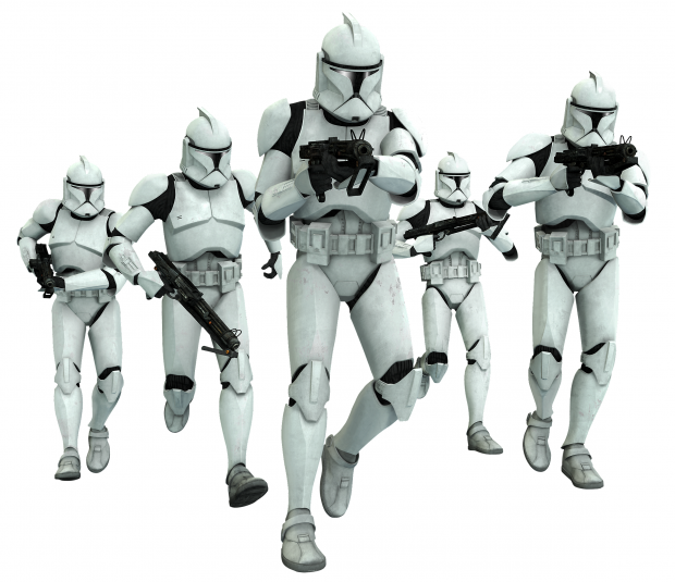 Plantilla de meme Clone Trooper Squad