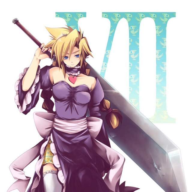 Plantilla de meme Cloud Strife Crossdressing