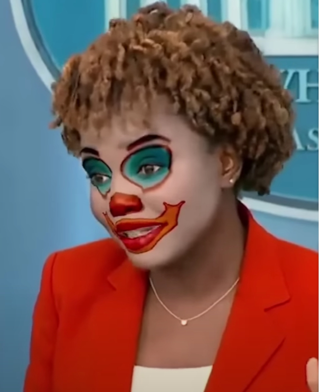 Plantilla de meme Clown Karine