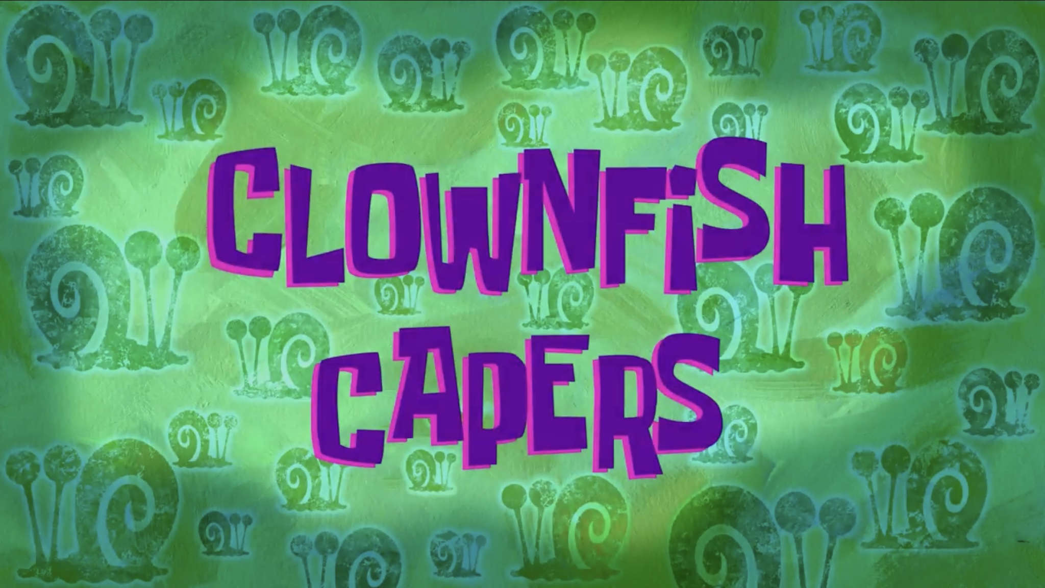 Template meme Clownfish Capers title card