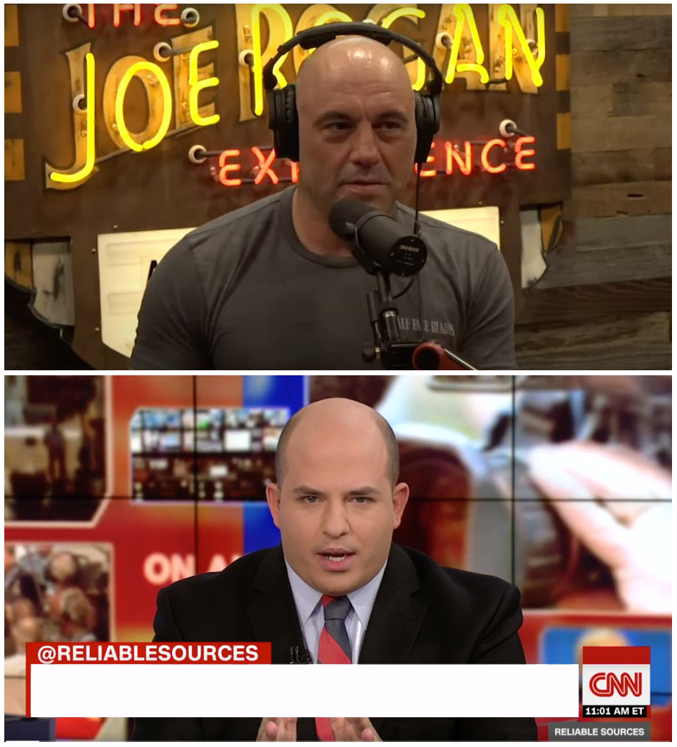 Plantilla de meme CNN reports on Joe Rogan