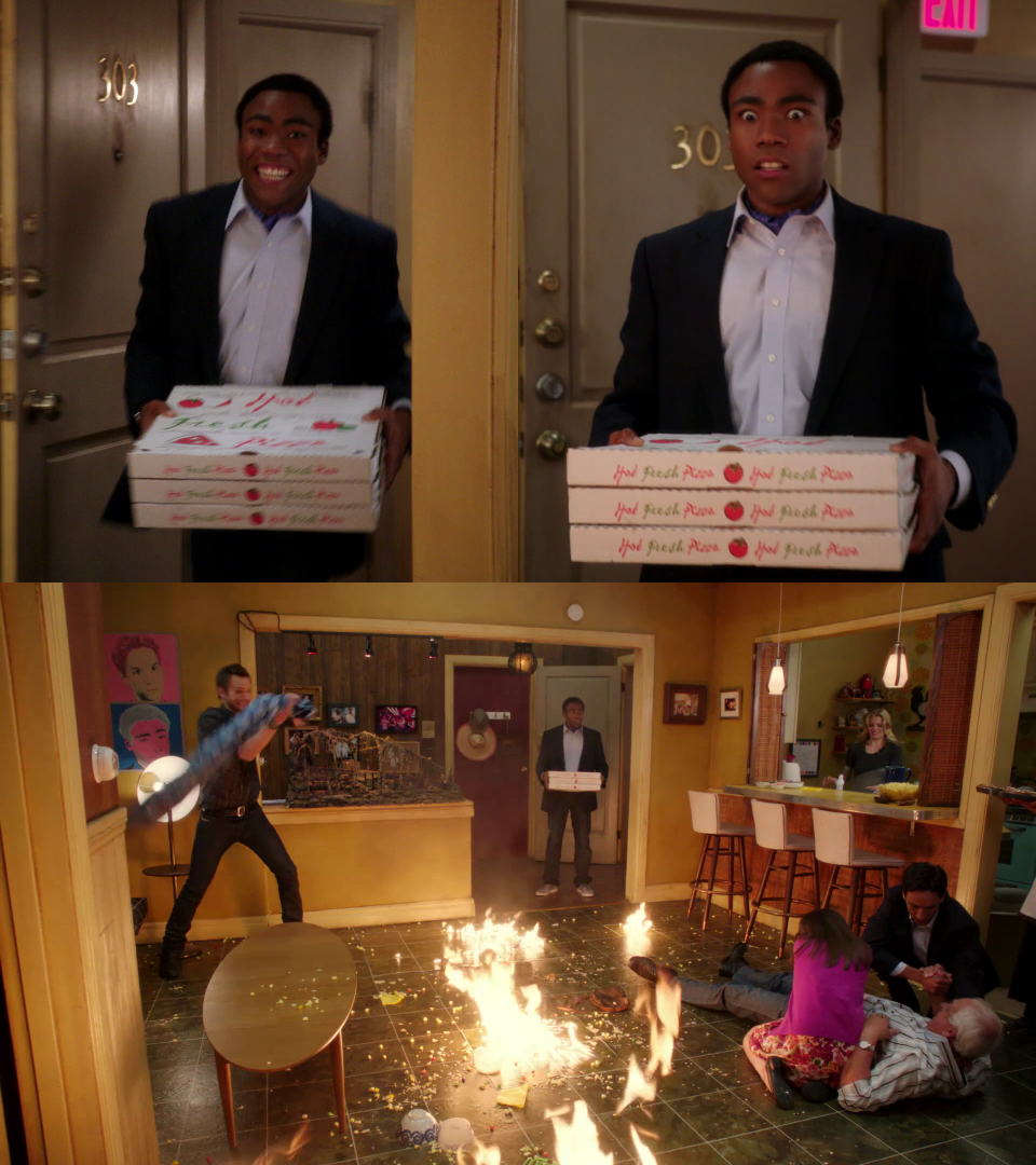 Plantilla de meme Community troy Pizza Meme