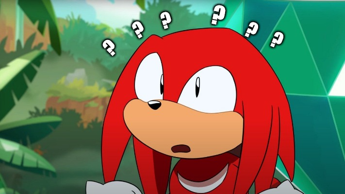 Confused Knuckles meme template
