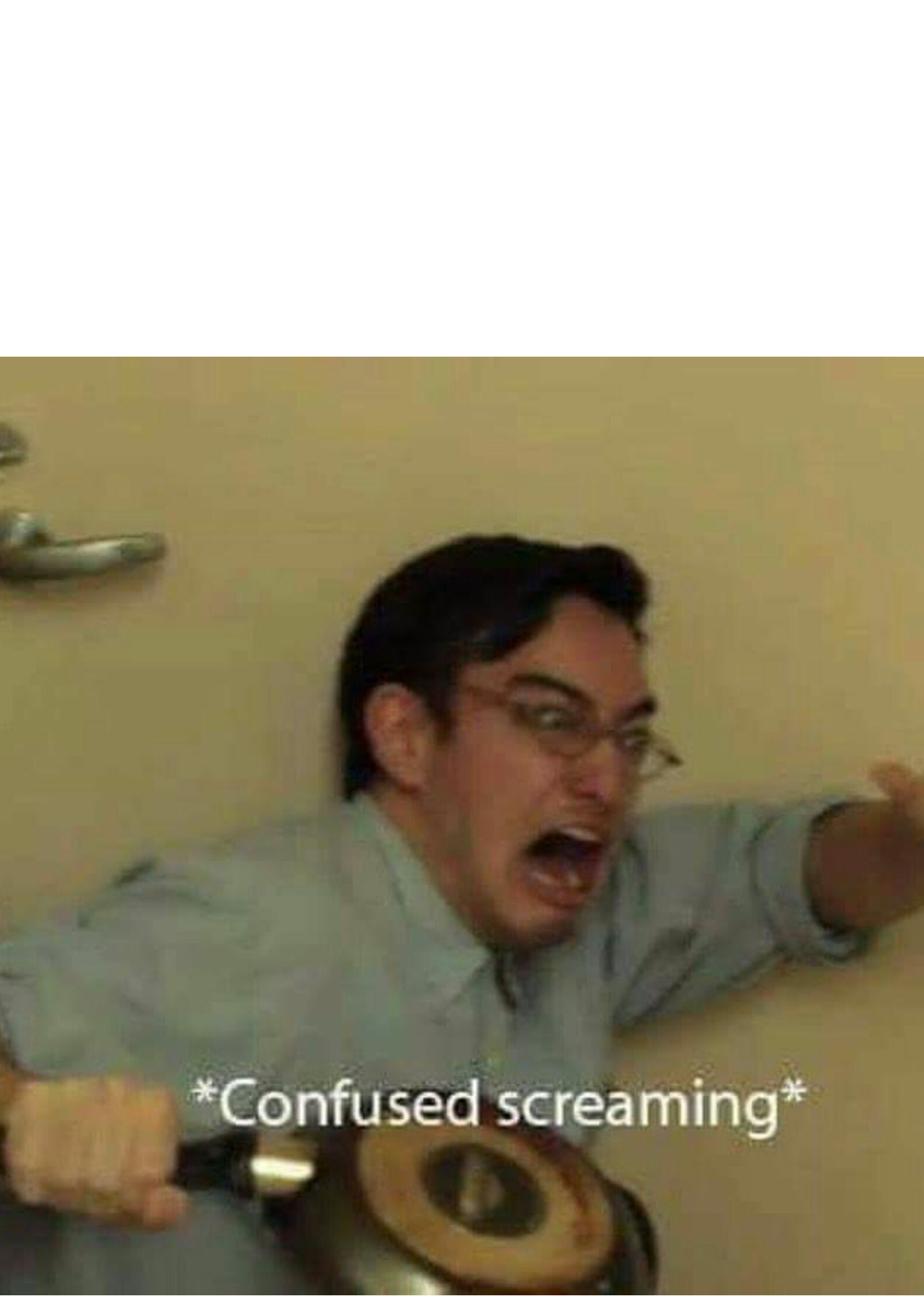 Plantilla de meme confused screaming