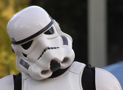 Template meme Confused stormtrooper
