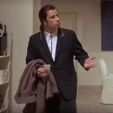 Plantilla de meme Confused Travolta