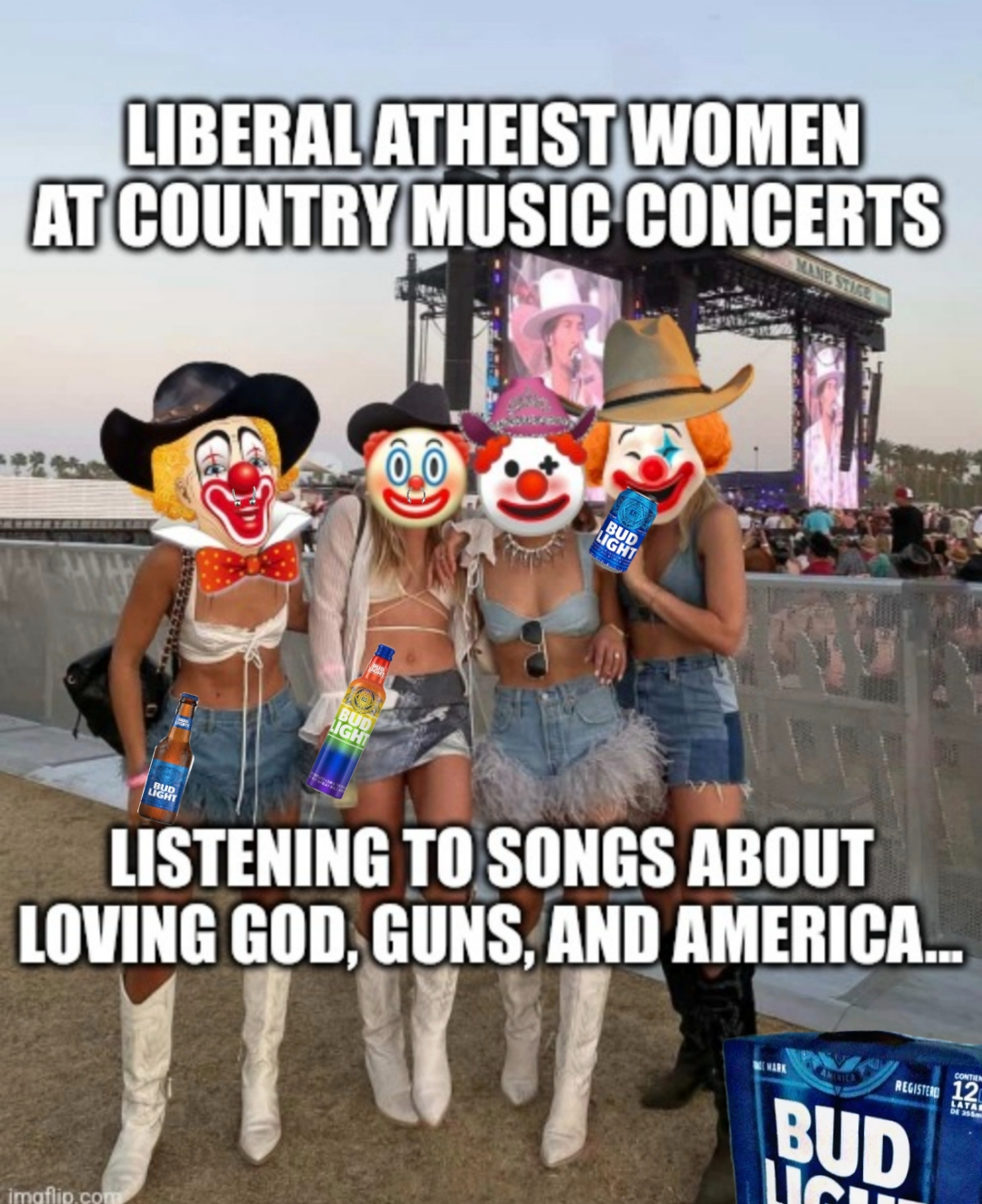 Plantilla de meme Country music libs